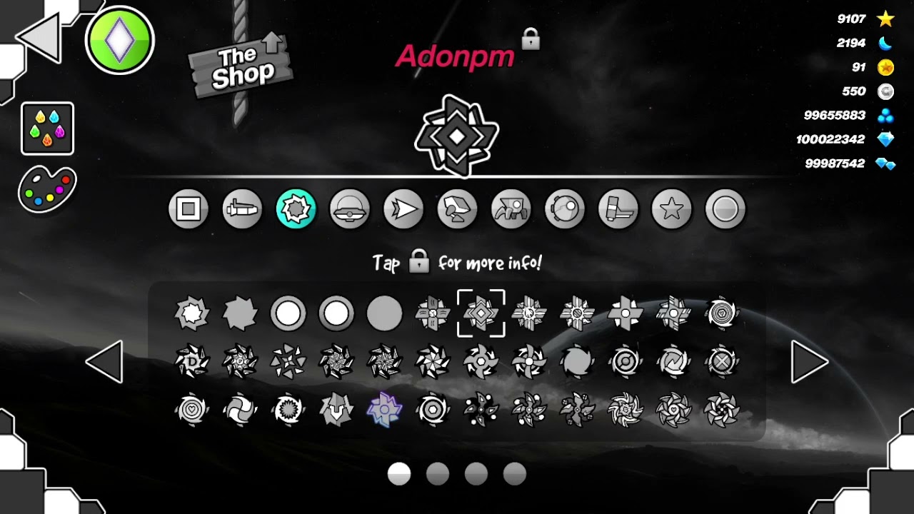 Geometry Dash Denni Texture Pack Showcase | GD 2.206 | Texture Packs