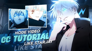 High quality CC Tutorial on “Node Video” like me | Ae like CC in Node Video Tutorial For Amv Edits 🔥