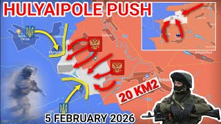 Download Lagu Russians Pushing West of Hulyaipole | Sukhetske Captured | Pressure on Kostyantynivka [5 Feb 2026] MP3