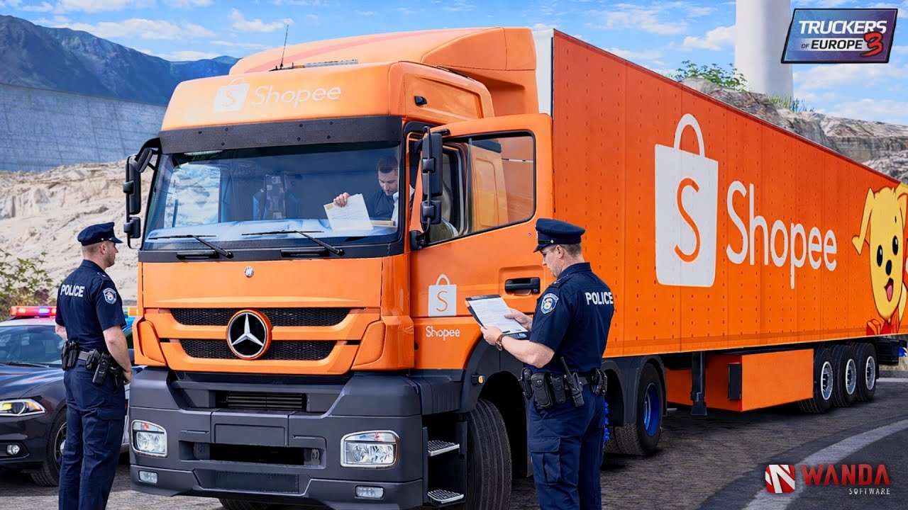 Stopped by Police on Mountain Roads!🚔 | Truckers of Europe 3 Realistic HD Gameplay