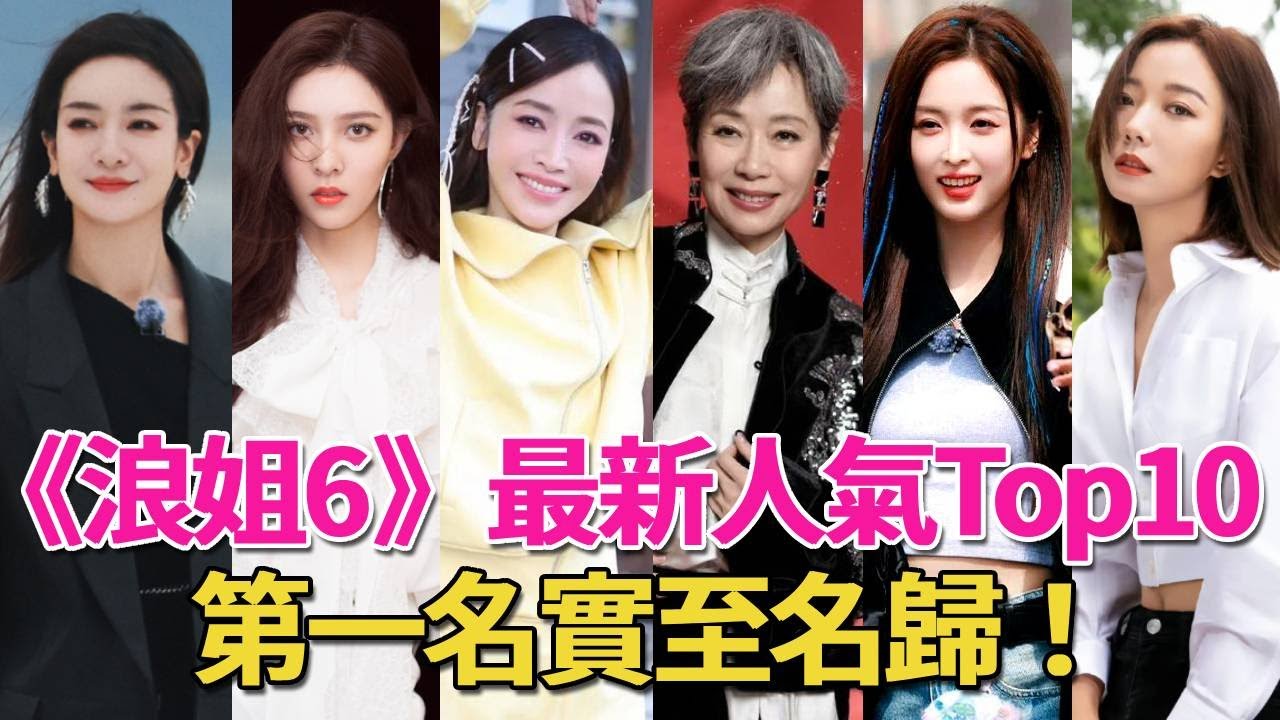 《浪姐6》最新人氣排行榜！江一燕墊底，李嘉琪淘汰，王珞丹排名下降，第一名實至名歸！#乘風破浪的姐姐2025#呱唧娛樂#房琪#侯佩岑#王蓉#李晟#宋妍霏#祝緒丹#葉童
