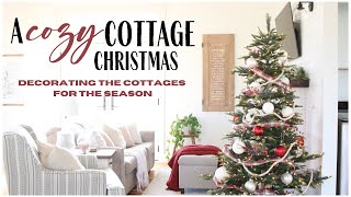 Cottage Style Christmas ~ Cozy Christmas Decor~Decorating Cottages for Christmas~Farmhouse Christmas