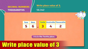 G4 - Module 24 - Exercise 2 - Write place value of 3 | Appu Series | Grade 4 Math Learning