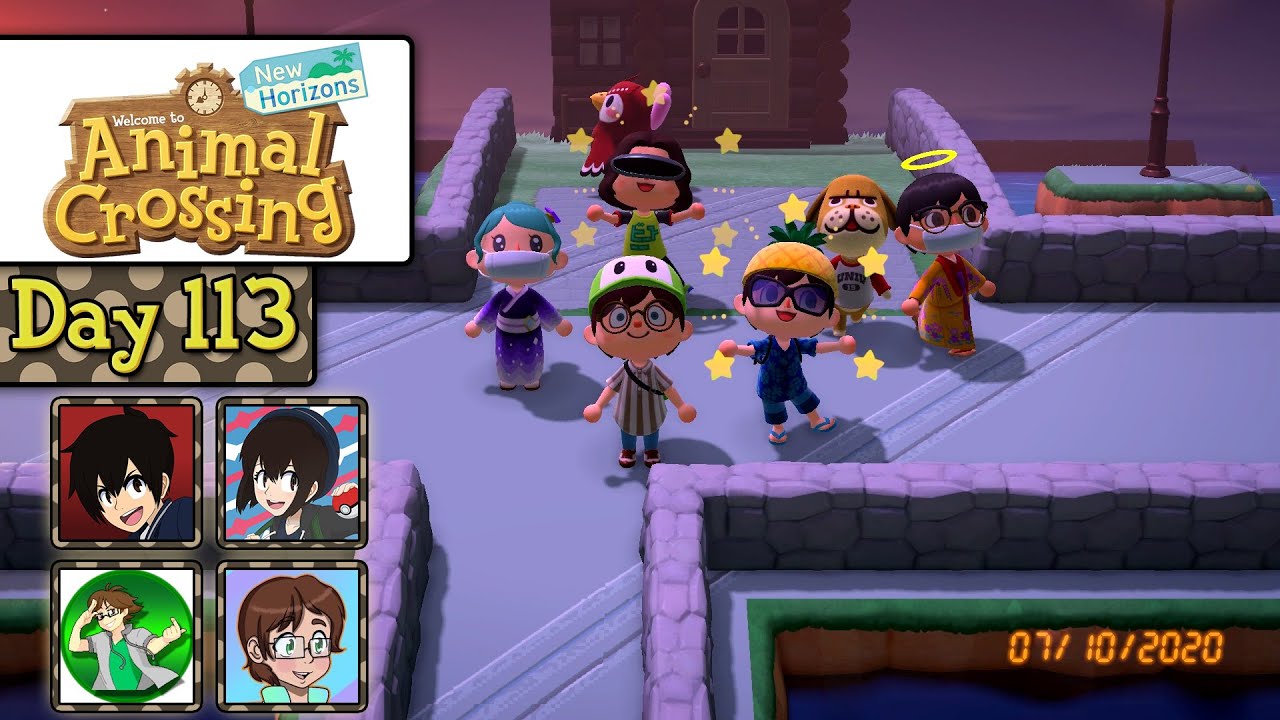 Animal Crossing New Horizons Day 113 Shooting Star Show! YouTube