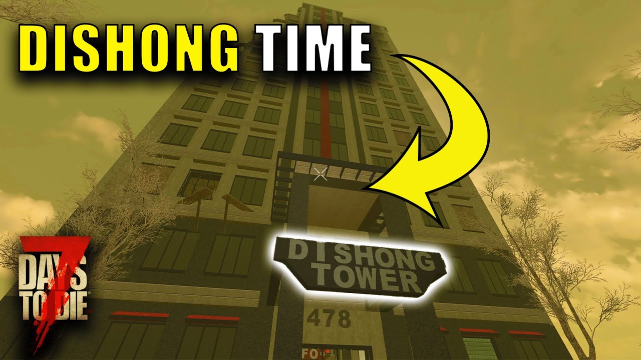 Стелс-билд против башни Дишонг | Ловкость: без торговцев | Геймплей 7 Days To Die версии 1.2