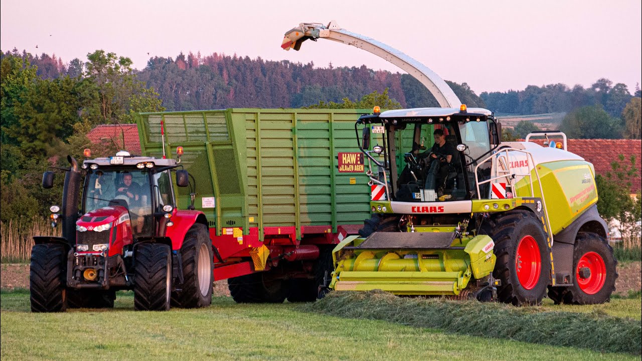GRASHÄCKSELN bis in die NACHT | 1. Schnitt 2020 | Claas Jaguar 940 | Steyr | Massey Ferguson
