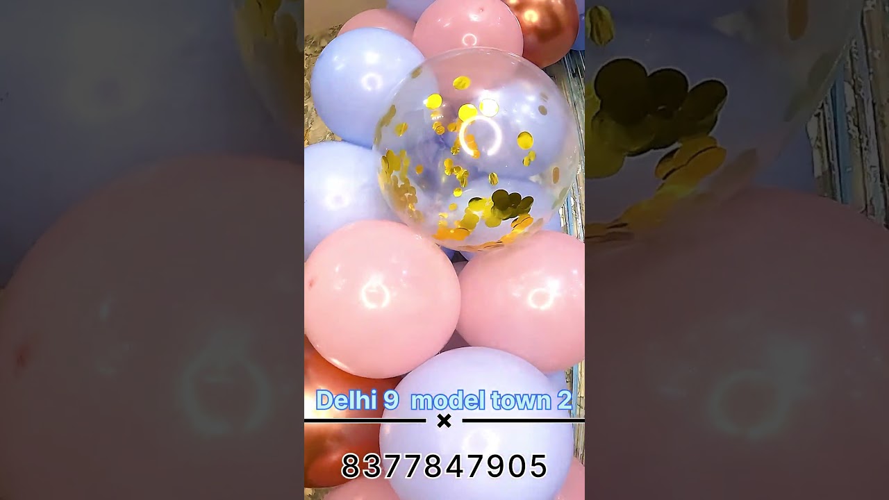 BABY SHOWER DECORATION 👌👌❤️❤️ #youtubeshorts #viralvideo #viralvideo #balloon