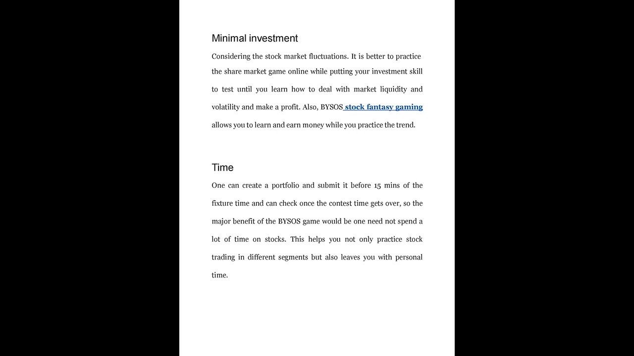 Share Market game app India | Online games | Stock Market