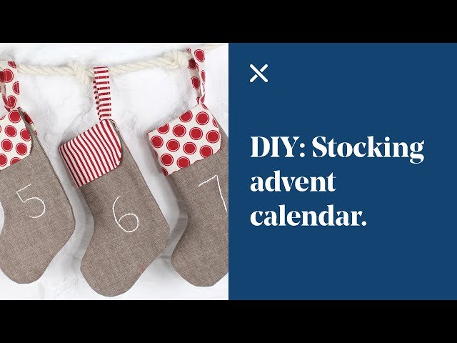 DIY: Stocking Advent Calendar - YouTube