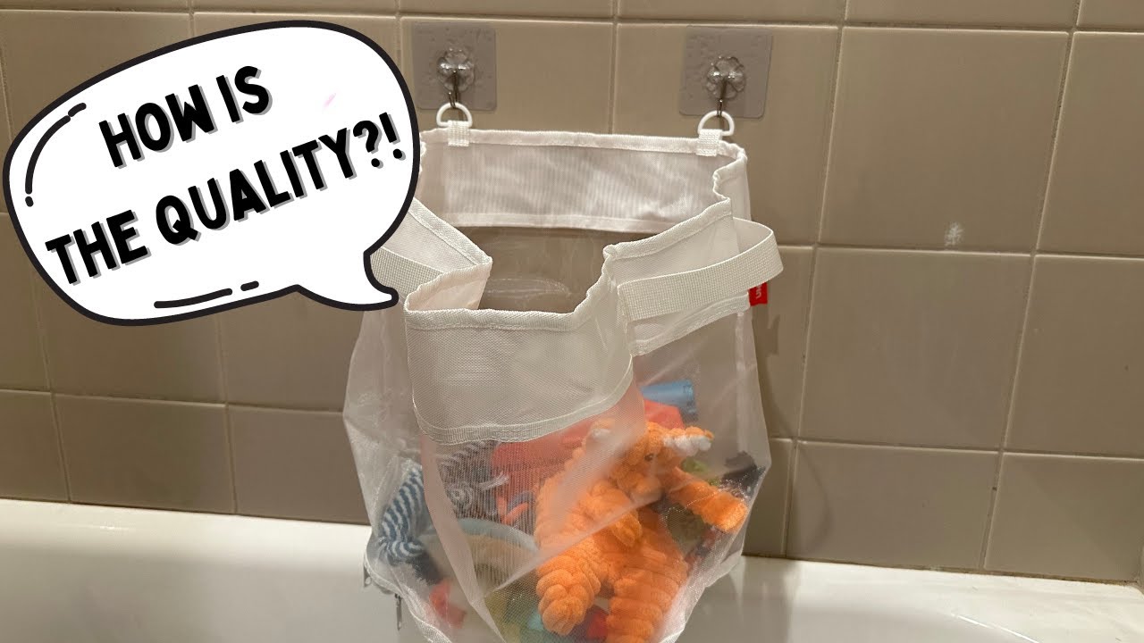 UNEEDE Bath Toy Organizer,2 Gallons Bathtub Toy Storage Organizer Review 