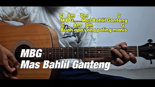 Guitar Chords MBG Mas Bahlil Ganteng | viral tiktok