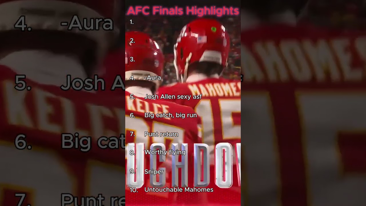 Top 10 AFC Finals HIGHLIGHT moments pt2 🏆🏆 