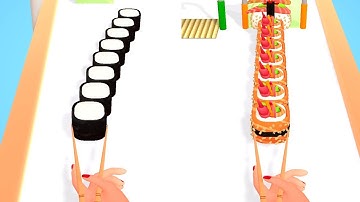 Sushi Stacker 3D All Android IOS Levels walkthrough Gameplay lvl 3-5