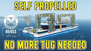 I Made My Heavy Lift Barge Self-Propelled (Stormworks)