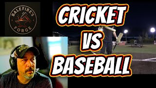 Can a CRICKET Bat Hit a HOME RUN? Canadian Reacts