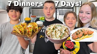 Dinner Routine Large family | 7 Dinners in 7 Days | It cost how much?