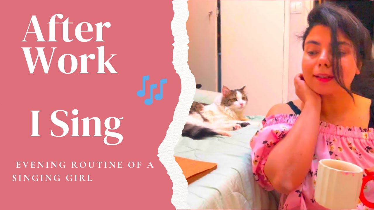 A Day in My Life as a Singing girl🎵 l After Work, Gym & Music Practice🎧 l My Evening routine☕🍵