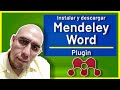 🔛 Como instalar mendeley + plugin de word desde cero 2021