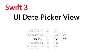 UI Date Picker for UI Text Field(with UI Tool Bar) (Swift 3   Xcode8)