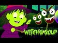 bruxa sopa desenho animado desenho infantil Vídeo para crianças canção infantil Halloween Witch Soup