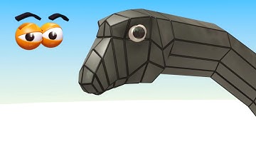 CUBE BUILDER for KIDS (HD) - Build a Diplodoc Dinosaur for Children - AApV