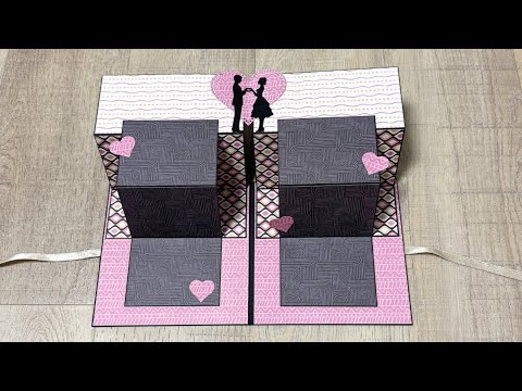 Valentine's Day Pop Up Card ️ Tutorial Love Greeting Card - YouTube