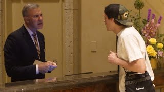 Asking People If Theyre Here For The