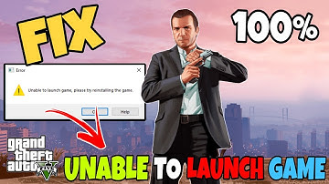 GTA V Unable to launch game please try reinstalling the game Error Fix 100% working ! June 2025