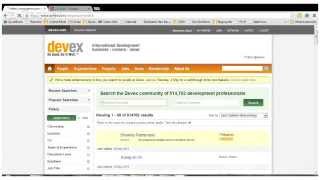 Find Global Development Professionals With The New Devex People Search
