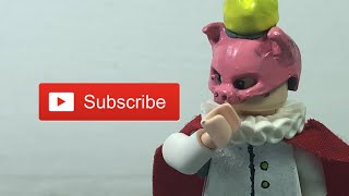 Technoblade tells you to subscribe, but it’s a lego stop motion