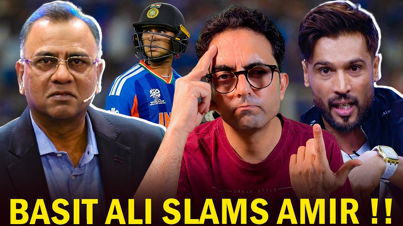 Basit Ali Hits Back at Mohammad Amir Over ‘Slogger’ Remark on Abhishek Sharma.
