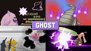 Evolution of Pokémon Moves (Ghost Type)