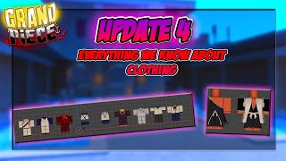 [GPO] EVERYTHING We Know About CLOTHING | UPDATE 4 !!!