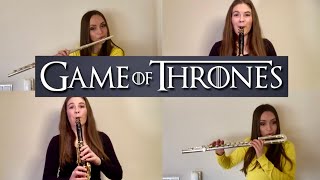 Game of Thrones cover (flute, alto flute & clarinet)