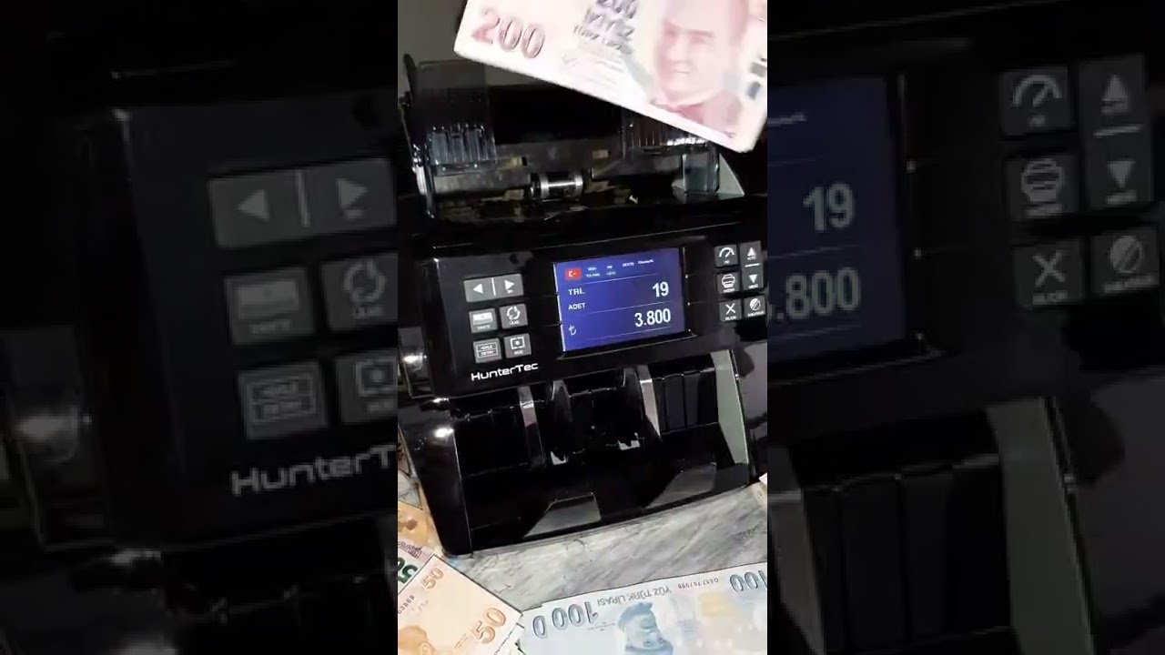huntertec cdm 2500 kullanım tarifi Para Sayma Makinası