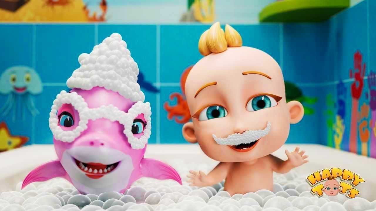 Baby Shark Swimming Song + More Nursery Rhymes & Kids Songs | Happy ...