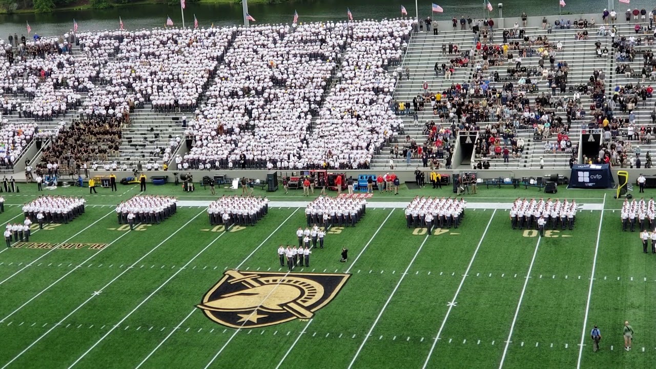 Army Football Liberty PreGame, March On, National Anthem, Team Entrance