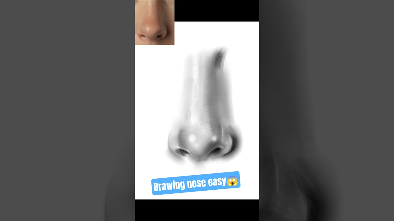 drawing nose easy