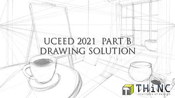 UCEED 2021 DRAWING PART SOLUTION | THiNC INSTITUTE OF DESIGN | UCEED 2021