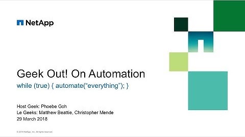 Geek Out! on Automation (March 2018)