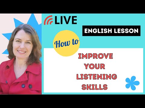 Live English Lesson: the Best Ways to Improve English Listening Skillls