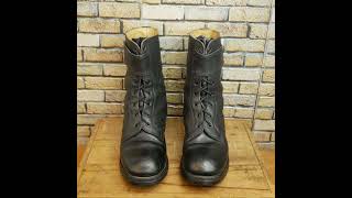 Military Boots Forma Skywalk Leather Black Original Used เบอร์43 พื้นใน27cm. ราคา1350บาทรวมส่งด่วน