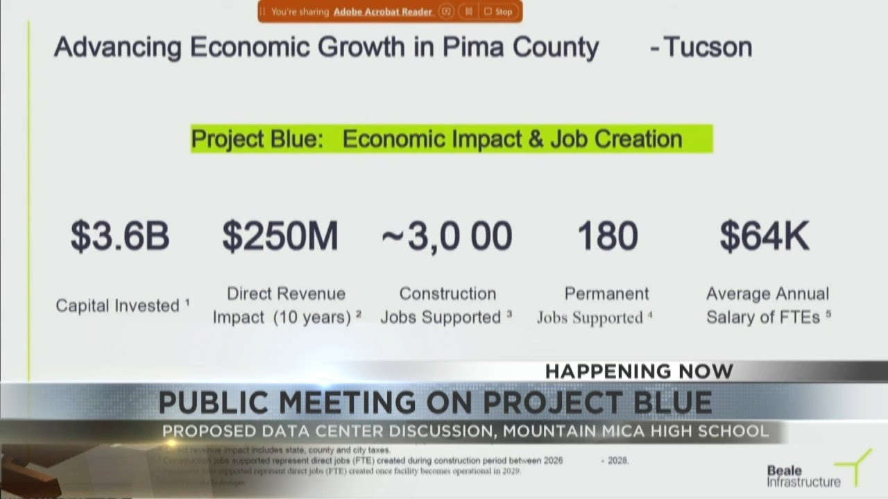 Public meeting held on proposed Project Blue data center