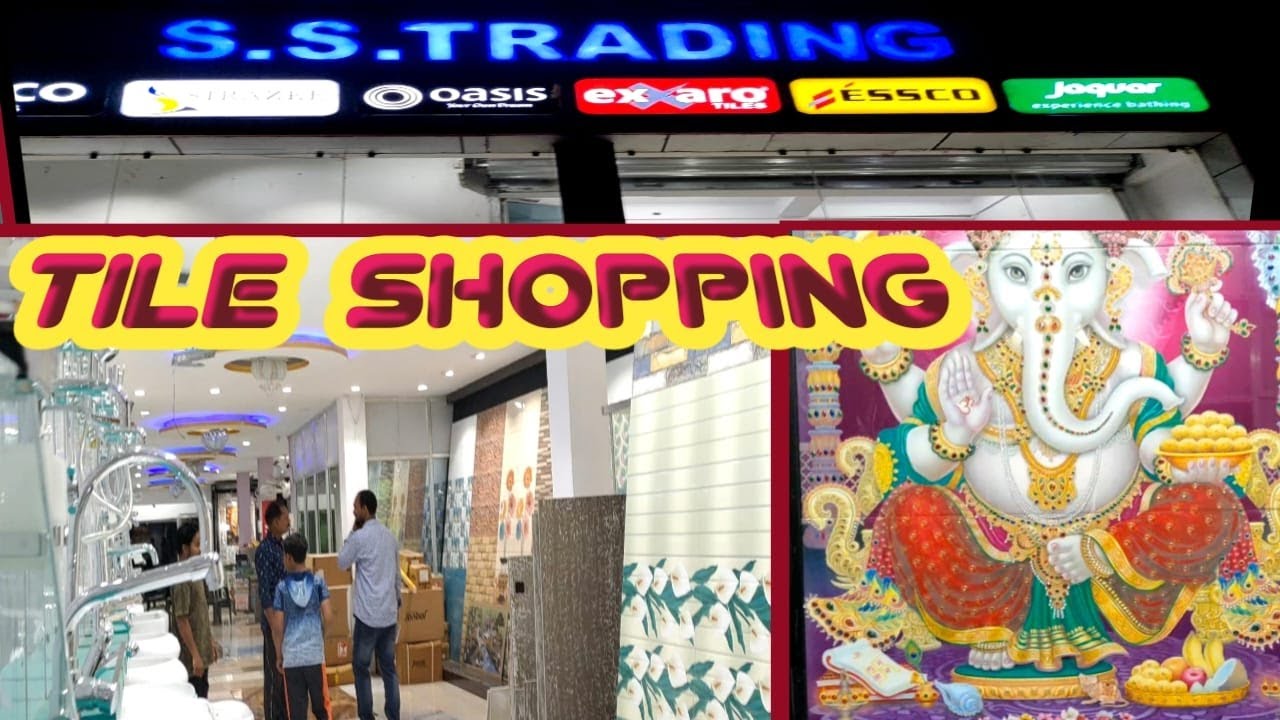 S.S.TRADING || Tile Shopping For New Home ||