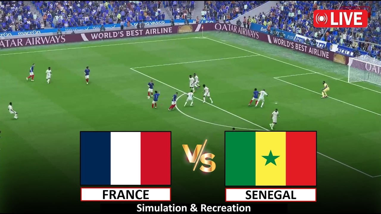🔴En direct : France vs Sénégal | Match complet en direct | 17 juin 2026 | Simulation vidéo