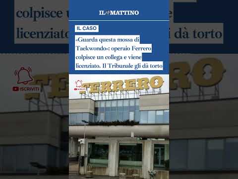 Video «Guarda questa mossa di Taekwondo»: operaio Ferrero colpisce un collega e viene licenziato