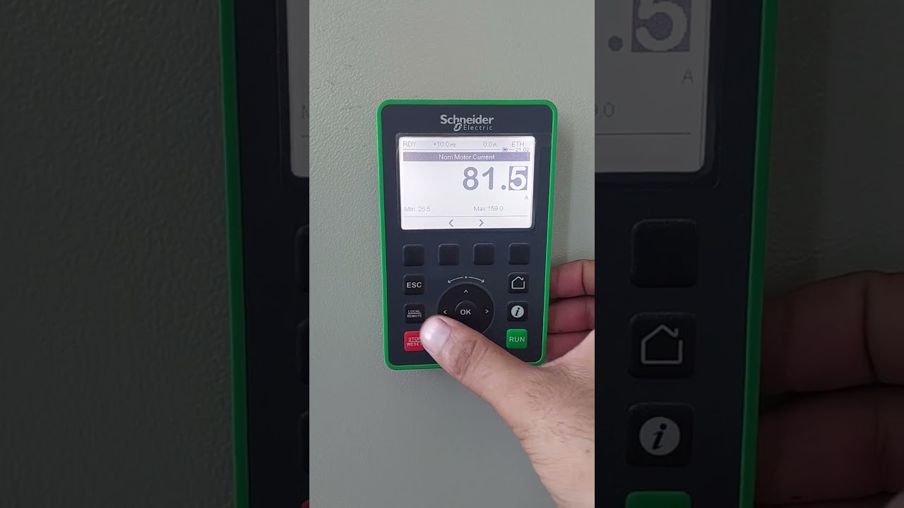 Schneider ATV930 VFD Parameters configuration