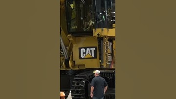 Big Excavator CAT 6020B is moving #shorts