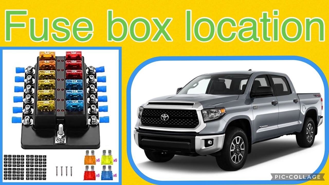 The fuse box location on a 2007-2021 Toyota Tundra - YouTube