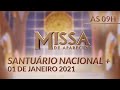 Missa | Santuário Nacional de Aparecida 09h 01/01/2021